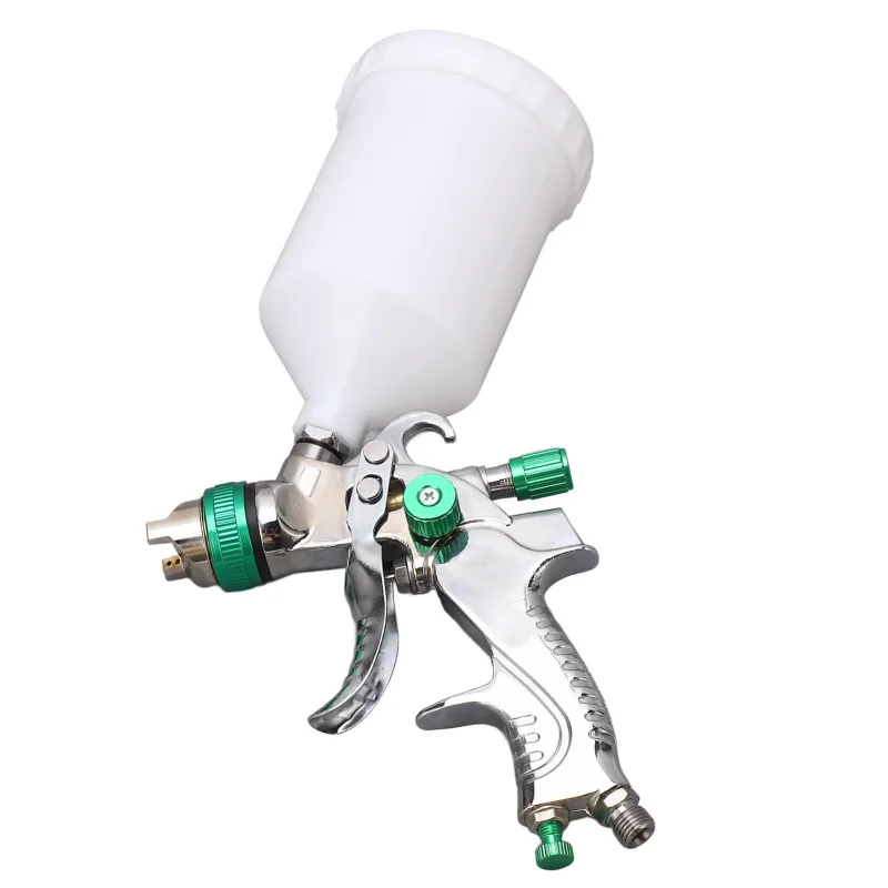 Juego de pistola pulverizadora hvlp, pulverizador de pintura con alimentación ajustable y atomización uniforme, para manualidades automotric