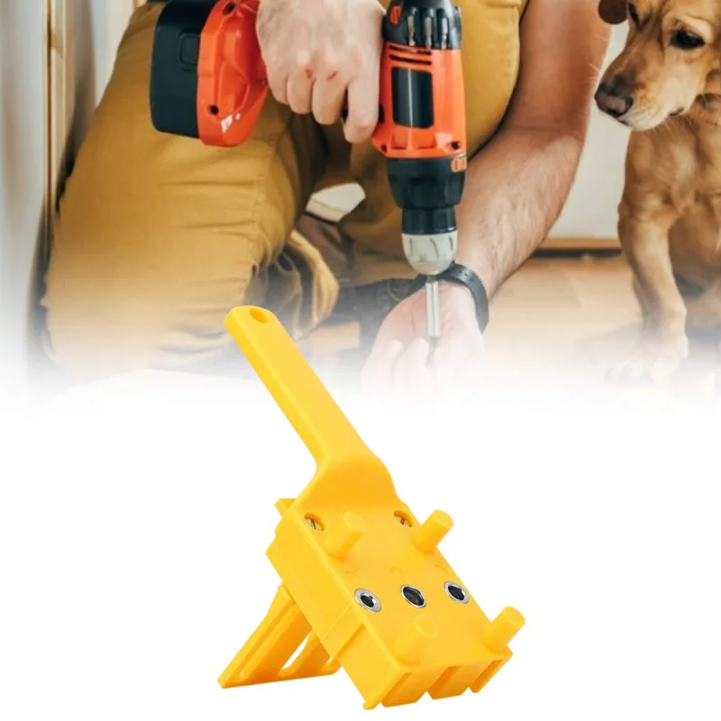 Localizador de perforación localizador de orificios rectos herramientas manuales de perforación para carpintería herramientas de bricolaje