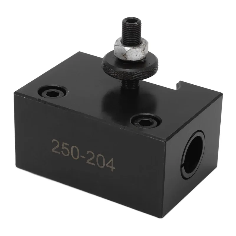 Portaherramientas 250 204 portaherramientas de alta resistencia para trabajos pesados, portaherramientas para torneado con giro de torno de 10 a 15 pu