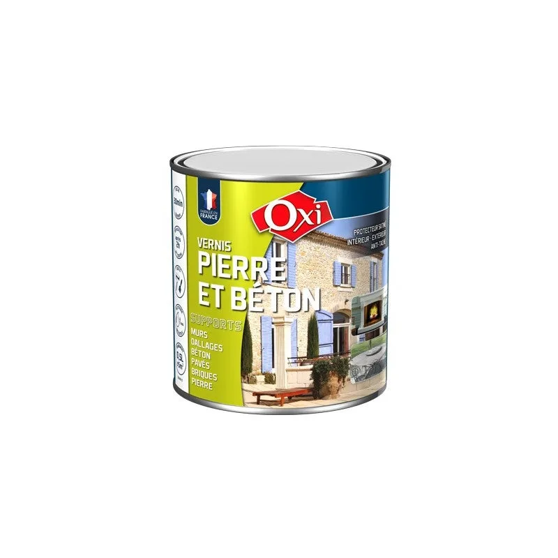 Barniz para piedra y hormigón - protección incolora - oxi - 2,5 l