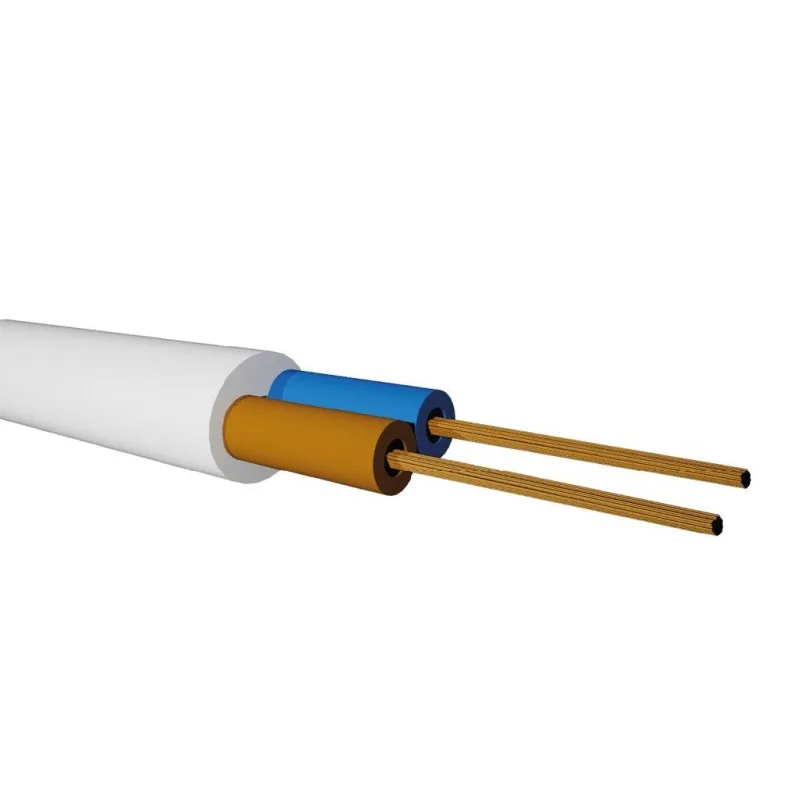 Rollo 50m manguera (2x1.5mm) blanco