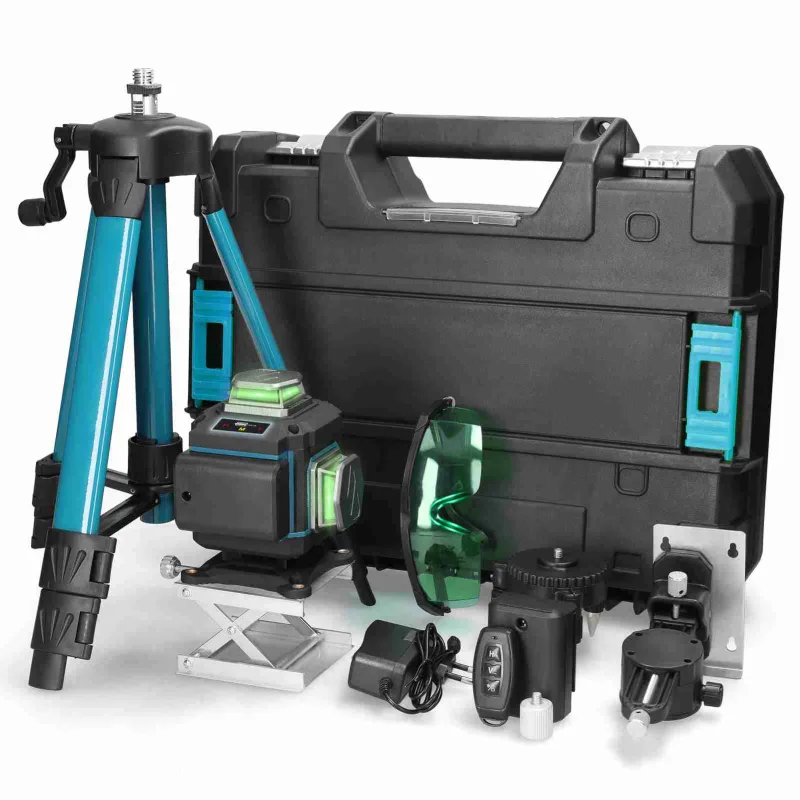 Nivelador de 16 líneas, compacto, posicionamiento preciso, 3°, brillo automático, nivel ajustable