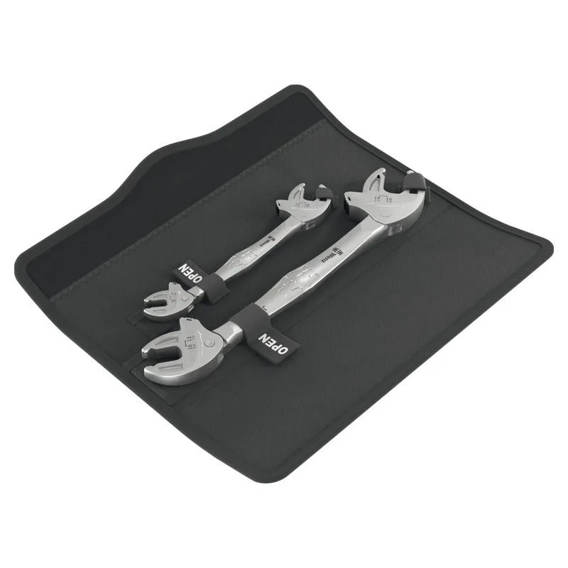 Wera llaves doble boca ajustable 7-10-13-16-19 (bolsa 2 llaves