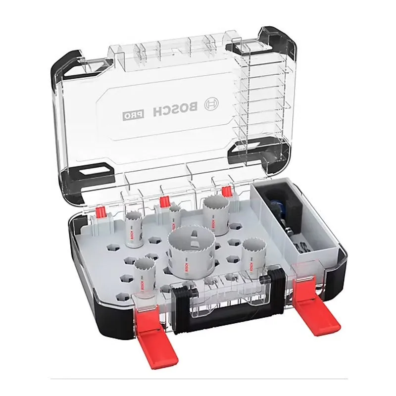 Coffret 6 scies trépans pro multi material pc plus - bosch - 2608594423