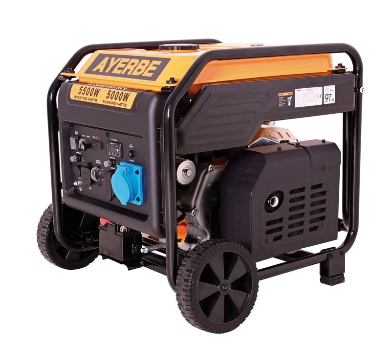 Generador inverter gasolina 5500 w con motor kiotsu arranque eléctrico y salida 12 v