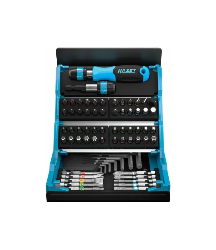 Hazet jeu d'embouts-tournevis (bits) dans coffret smartcase 2200sc-1