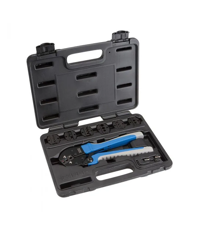 Juego 11 pzas prensa terminales c/plast. alyco ref.108352