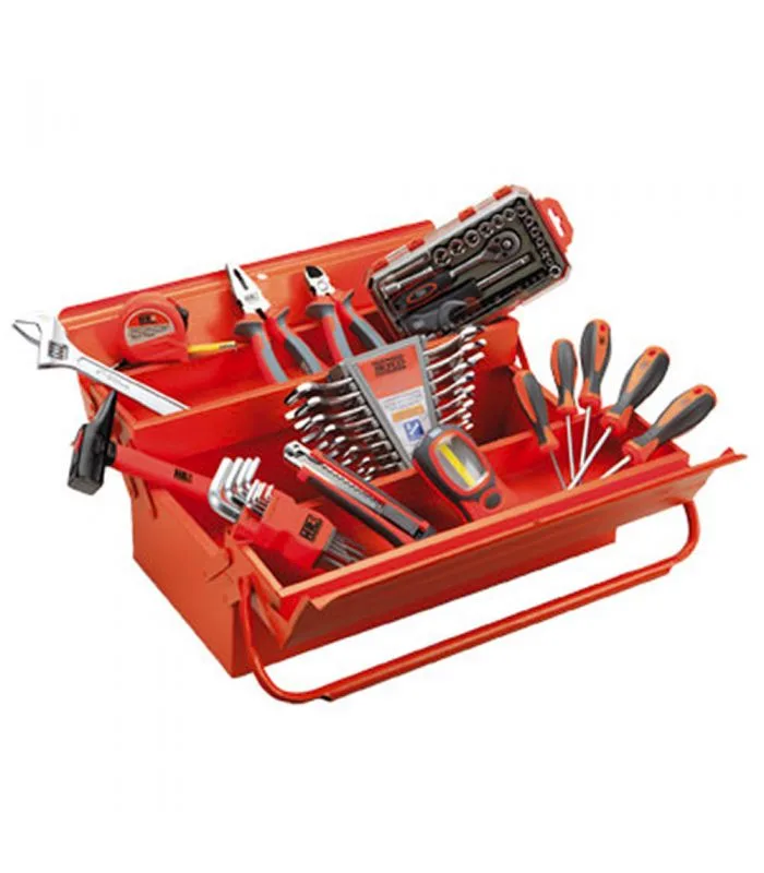 Caja metálica 3 band. 65pz. alyco orange alyco