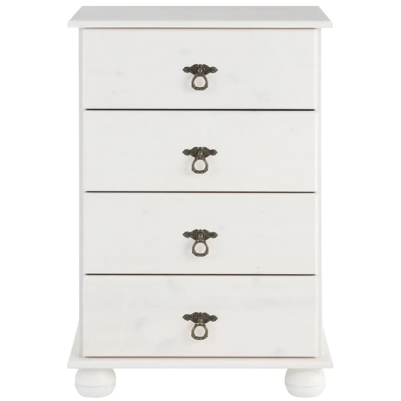 Finca | cómoda 4 cajones laca blanca