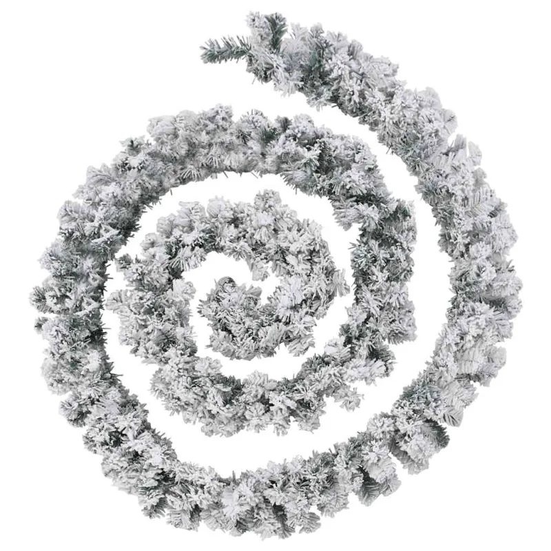 Guirnalda de navidad con luces led pvc verde 5 m - comfortxl