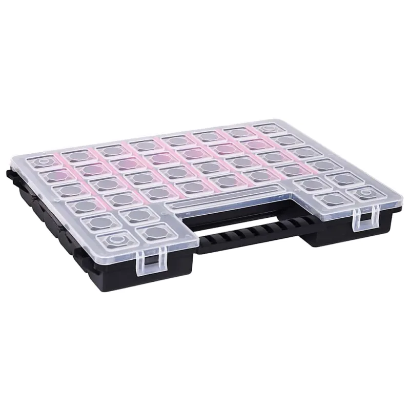 Caja compartimentos 5 uds divisores plástico 385x283x50 mm - comfortxl