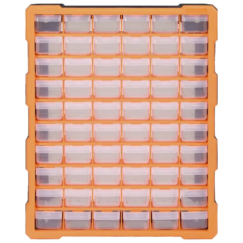 Organizador multicajones con 60 cajones 38x16x47,5 cm - comfortxl