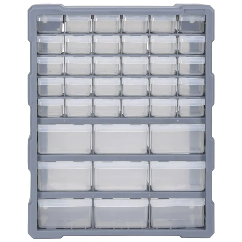 Organizador multicajones con 39 cajones 38x16x47 cm - comfortxl