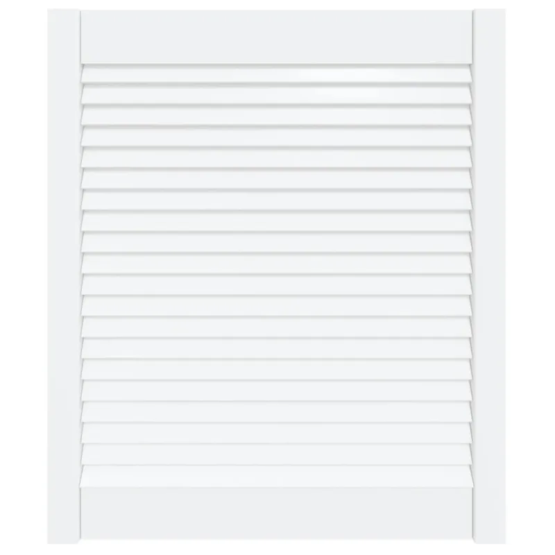 Puerta de armario de lamas madera pino blanco 69x59,4 cm - comfortxl