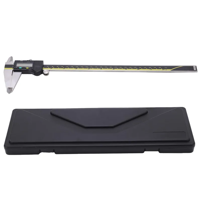 Calibrador digital electrónico abs de 300 mm, precisión de 0,01 mm, pantalla led, calibrador vernier, herramienta de medición, batería de óxido de