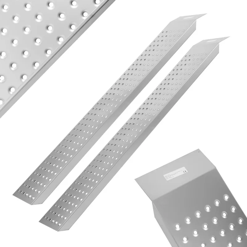 2x rampas de carga rampa de acceso de 135 cm para vehículos de moto hasta 400 kg por par