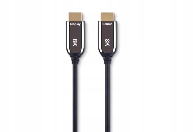 Kabel optyczny światłowodowy aoc hdmi 2.1 8k/60hz, 4k/120hz, 48gbps,hdr 10m 1 szt.