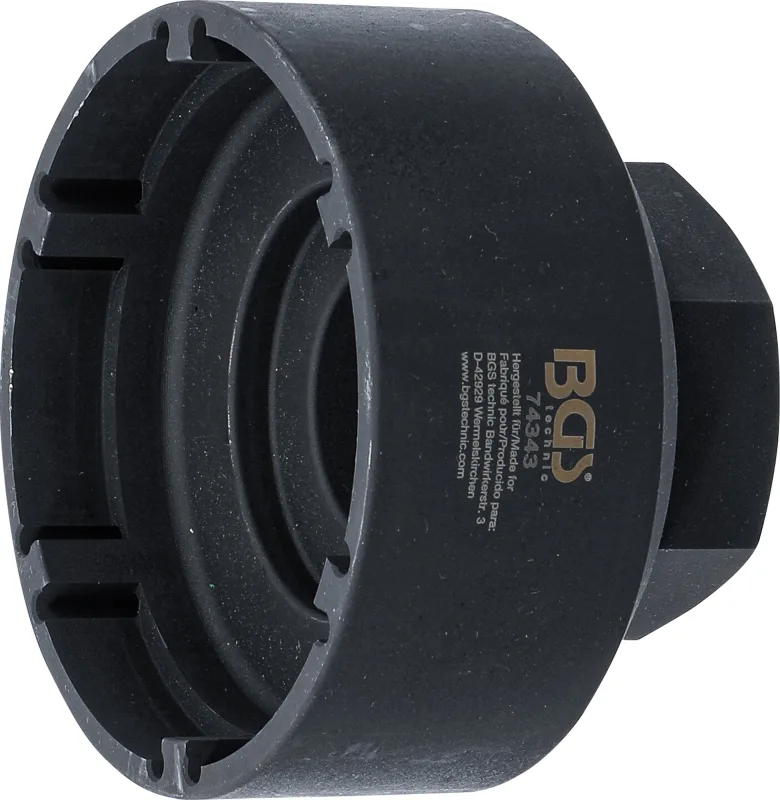 Llave para tuercas ranuradas | para man eje delantero tga | 101 / 110 mm