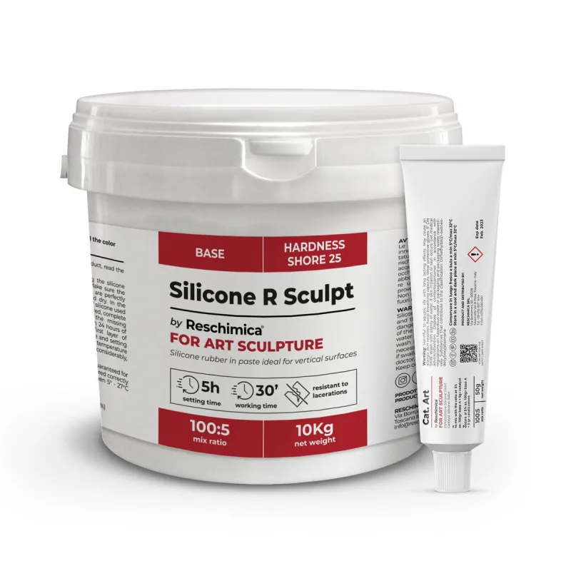 Caucho de silicona r sculpt para escultores (10kg)