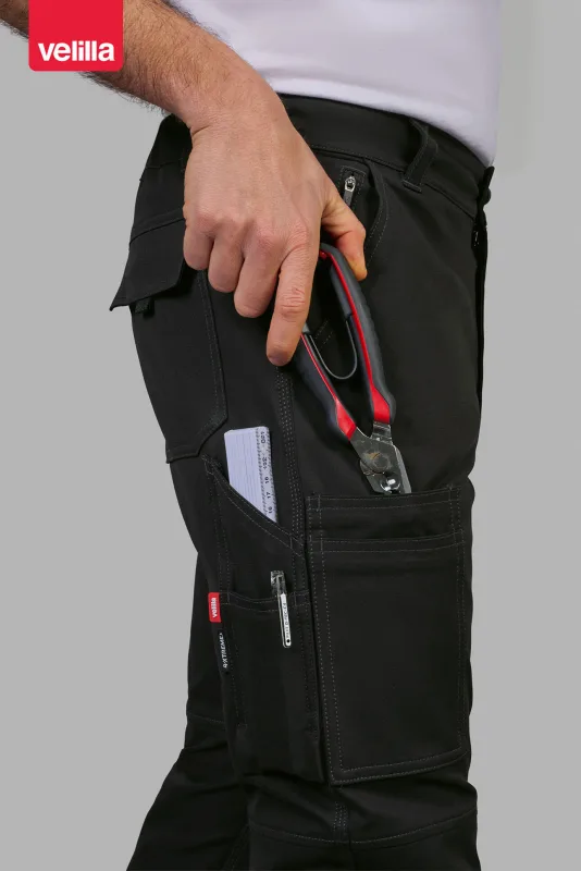 Pantalon multibolsill negro 4-xtreme 3xl
