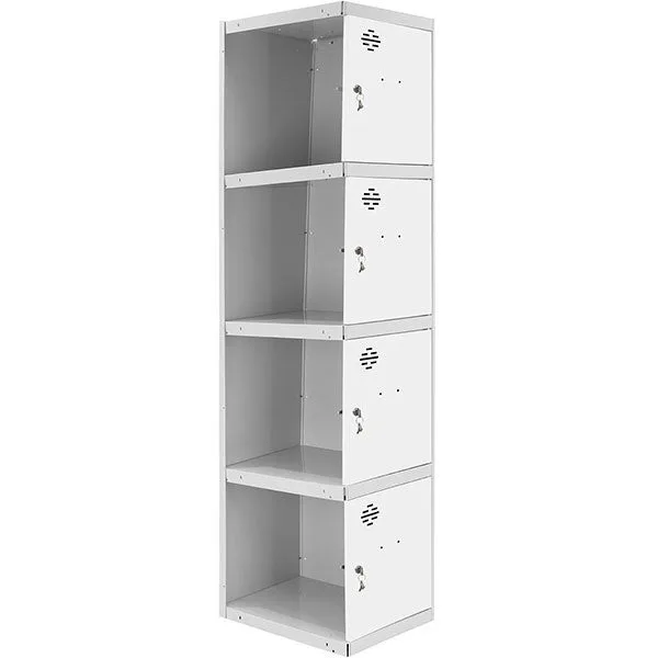 Casillero metálico simonlocker (180x30x50cm) gris y blanco