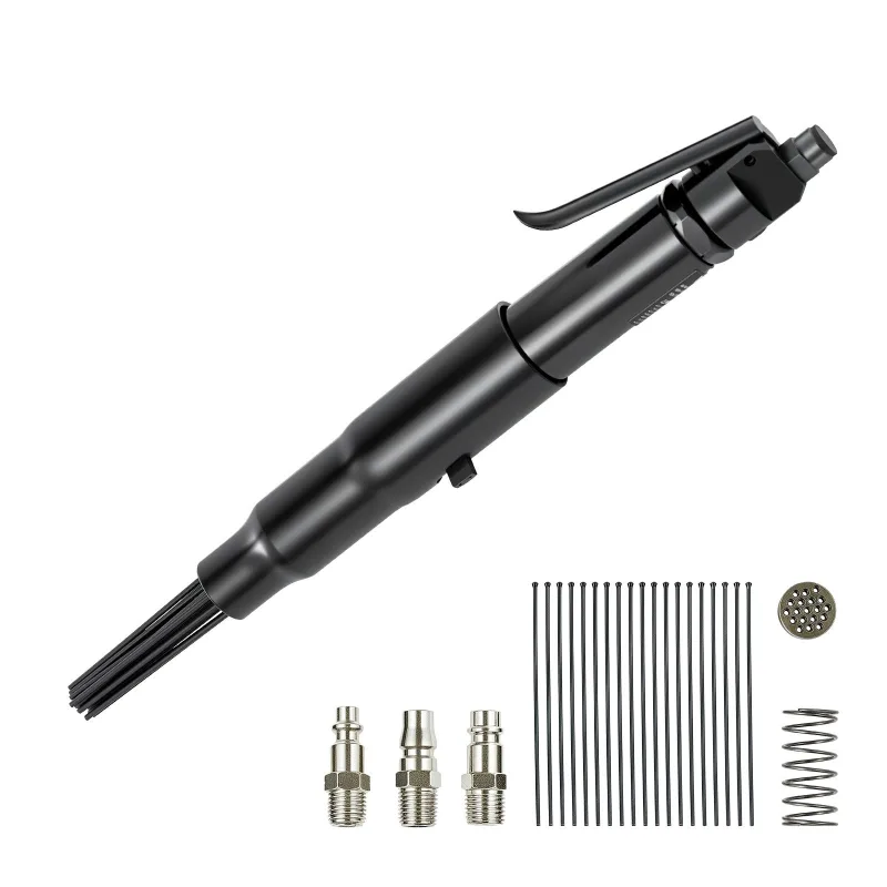 Desincrustador neumático vevor, 3400 bpm, 19 agujas templadas, 3 velocidades, 3 boquillas, ligero, elimina óxido