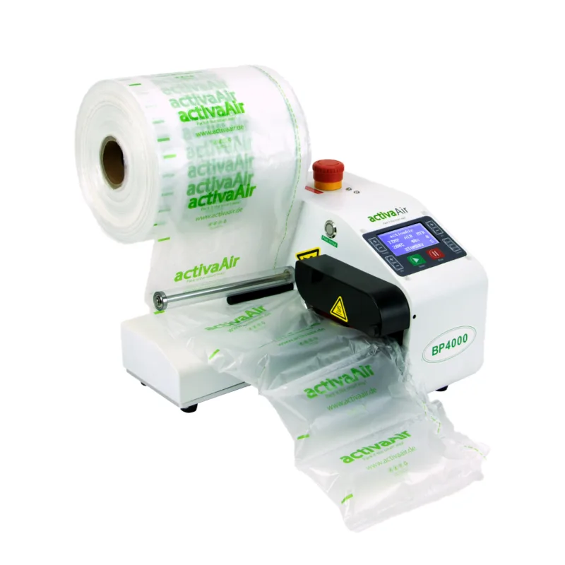 Máquina de cojines de aire basic | producción de 1000 paquetes/día 🚀