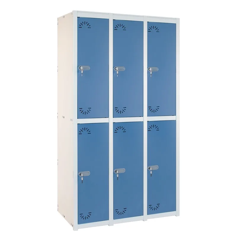 Taquilla metálica 2 puertas 3 módulos med: 1800 x 1230 x 520 mm. desmontado