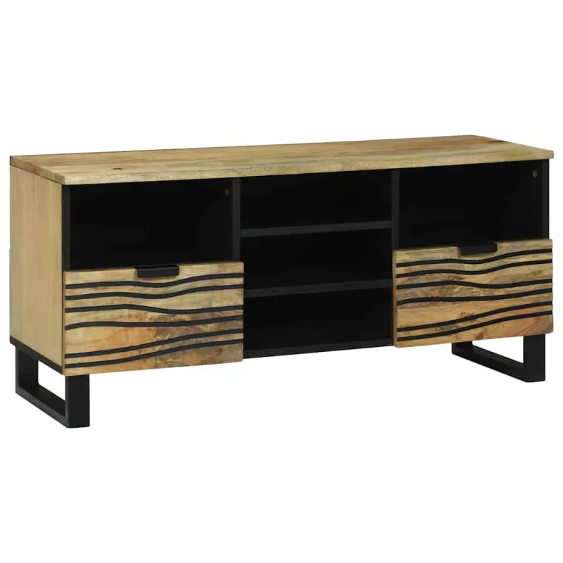 Unidades de tv marrón 100 x 33 x 46 cm madera contrachapada