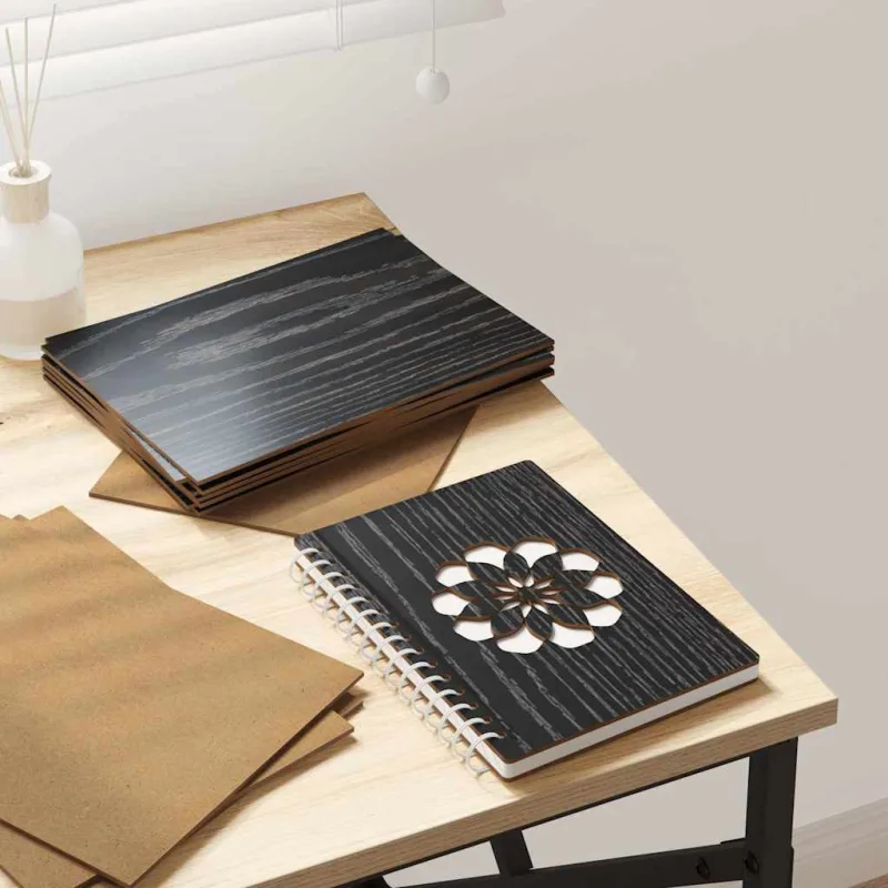 Paneles decorativos 150 pcs roble negro 21 x 30 x 0,27 cm