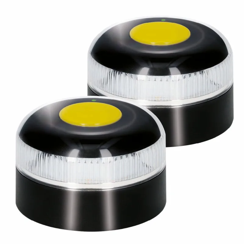 Pack 2 luz de emergencia v-16 conectada dgt 3.0 [pmk grupo [030101] - geolocalización incluida