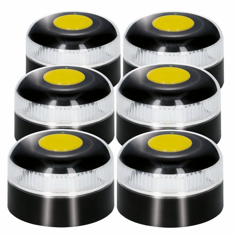 Pack 6 luz de emergencia v-16 conectada dgt 3.0 [pmk grupo [030101] - geolocalización incluida
