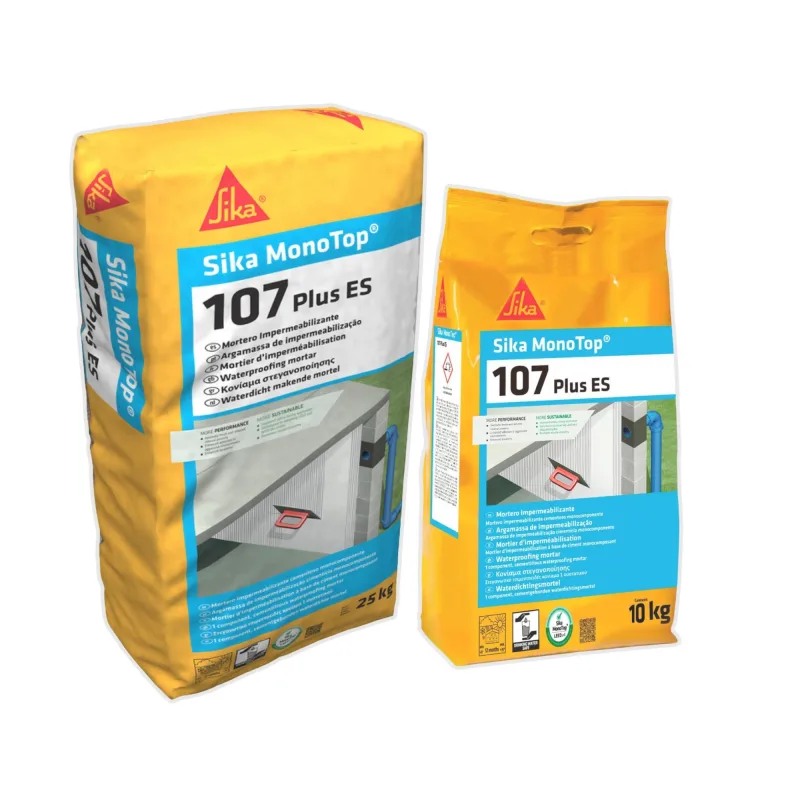 Lote de 2 unidades sikamonotop - 107 plus es 25 kg sika