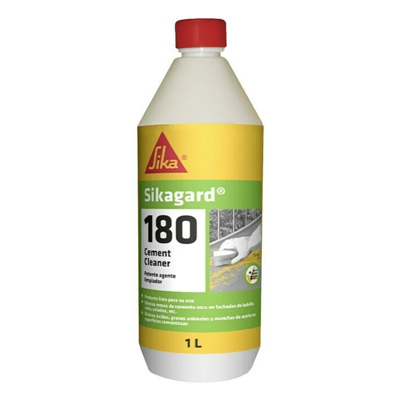 Lote de 8 unidades sikagard-180 cement cleaner 1 l botella sika