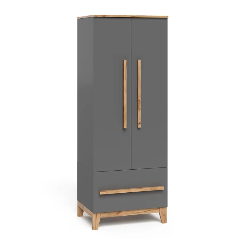 Vitalispa armario infantil malia, gris/artisan, 70 x 186.8 cm