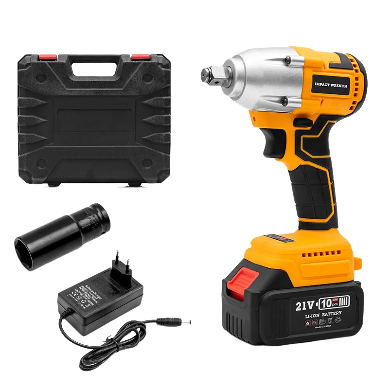 Taladro eléctrico inalámbrico de 21 v, batería de litio, reparación de automóviles, accesorios para destornillador (estándar europeo),