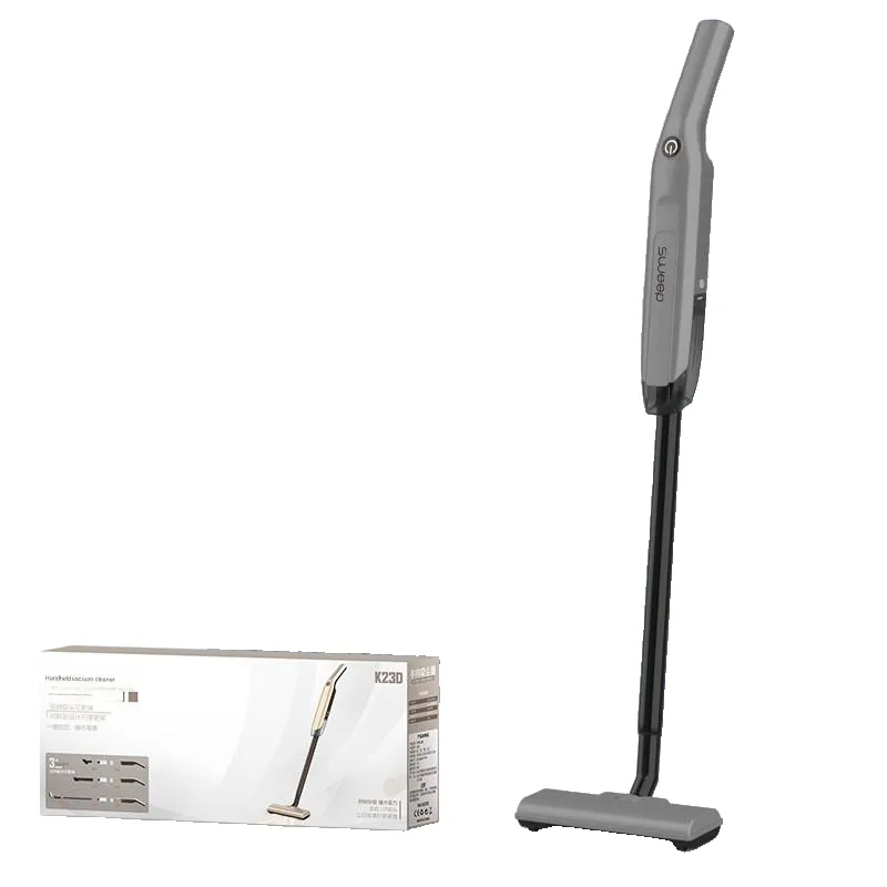 Aspiradora manual inalámbrica, de alta potencia, gran succión, portátil, multifuncional, recogedor de polvo doméstico (gris)