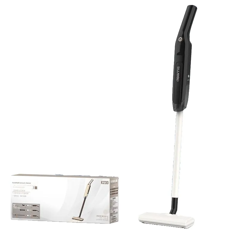 Aspiradora manual inalámbrica, de alta potencia, gran succión, portátil, multifuncional, recoge polvo doméstico (negra)