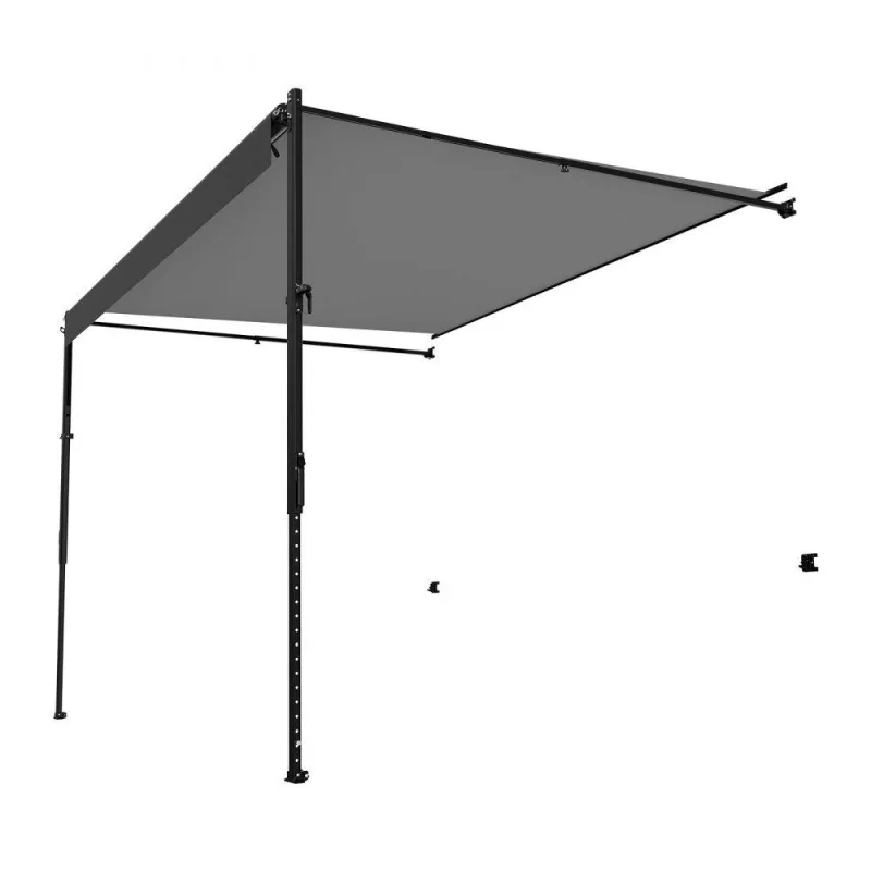 Toldo, toldo retráctil y sombra para caravana de 610 cm en pvc y vinilo tekmaquinas