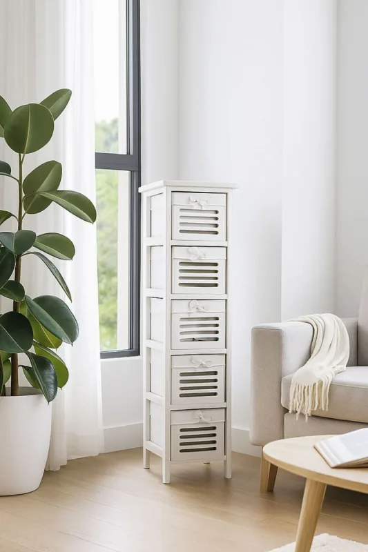 Regalos miguel - muebles auxiliares - cajonera estrecha kirota 5 cajones