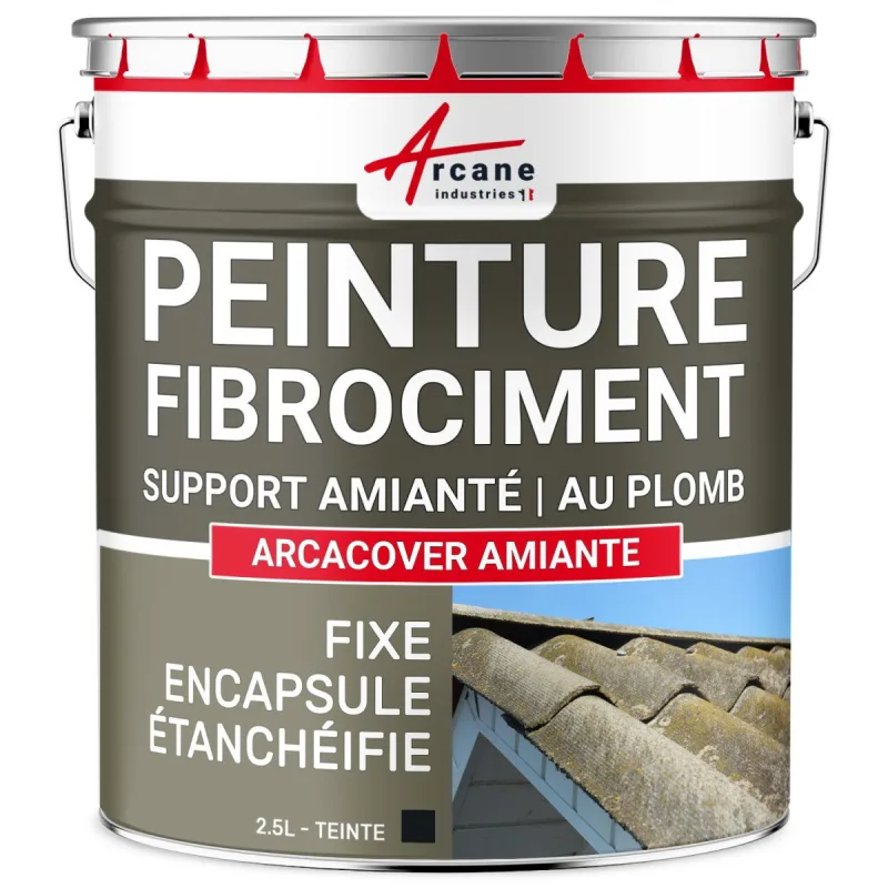 Pintura para fibrocemento - 2,5 l pizarra - arcane industries