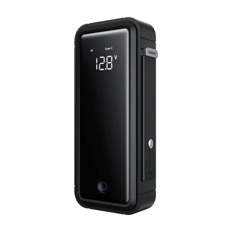 Baseus super energy mega series bs-ch007 - arrancador con supercondensador, 3000 a, 12 v usb-c/ec8/cc (gris)