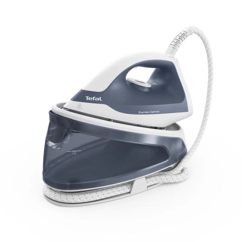 Tefal express optimal sv4110 2200 w 1,2 l cerámica express glide azul, blanco