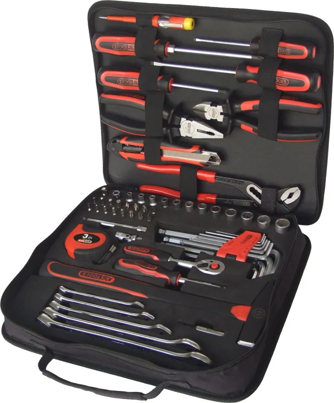 Ks tools trousse à outils universelle 1/4, 62 pcs