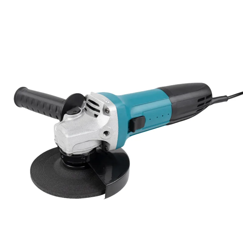 Amoladora angular eléctrica, máquina de corte pequeña, amoladora angular con cable de alta potencia con velocidad ajustable, estándar europeo.