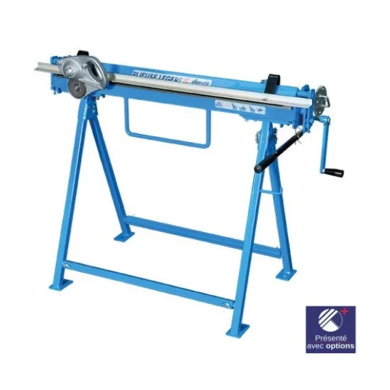 Plieuse legere 1m avec pieds en v rétractables et baguette ø 13mm - dimos - 981351