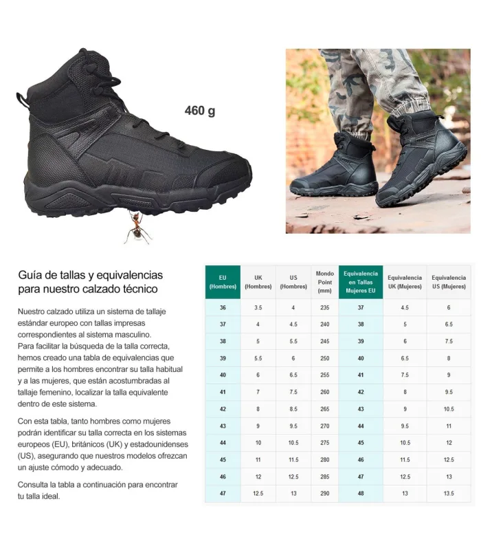 Insignia membrane - bota profesional policial ultra ligera |