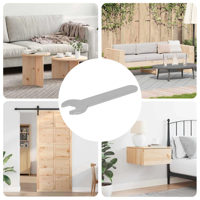 Llave 2027 pcs plateado 10 mm hierro