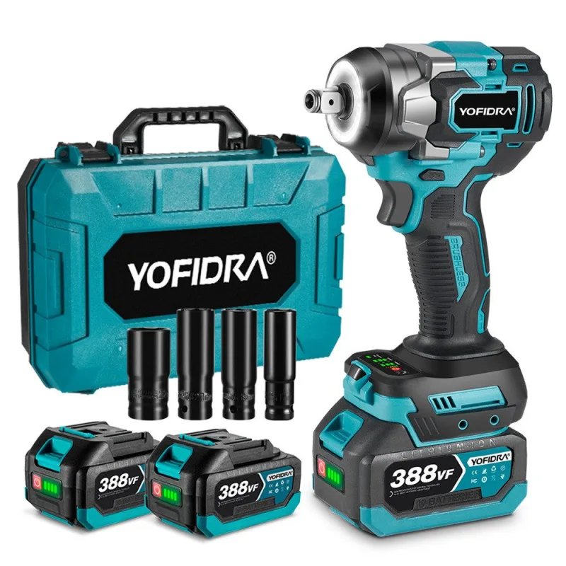 Conjunto de perforadora de batería de 55 nm, con 2 baterías y accesorios de 25 piezas, alimentación de perforación de 10 mm, 20+3 niveles de torsión