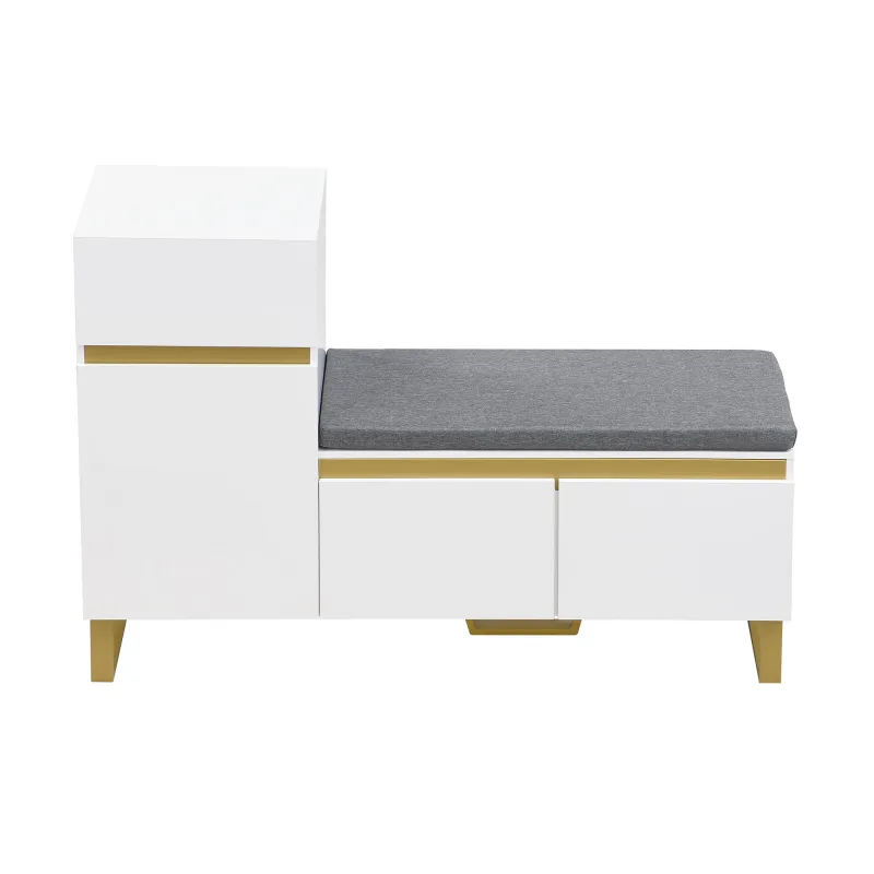 Parrot uncle armario zapatero de entrada con gran capacidad - moderno organizador de múltiples niveles con puertas y cajones